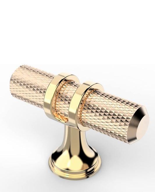 1pc Gold Cabinet Furniture T Handle Knob