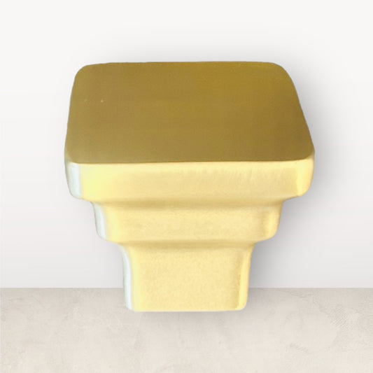 6pk Champagne Gold Square Kitchen Cabinet Furniture Knobs