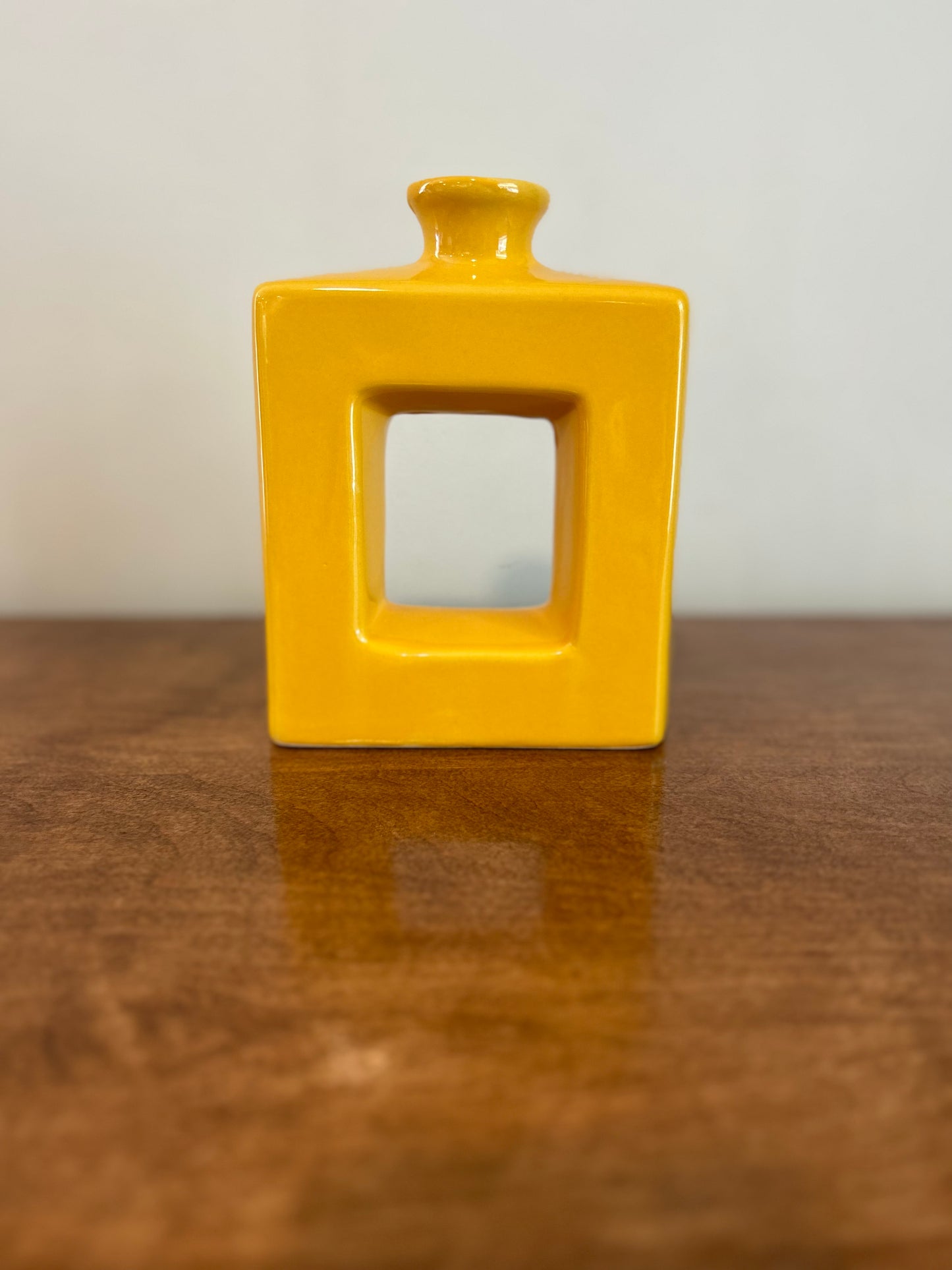 Vibrant Yellow Ceramic Décor