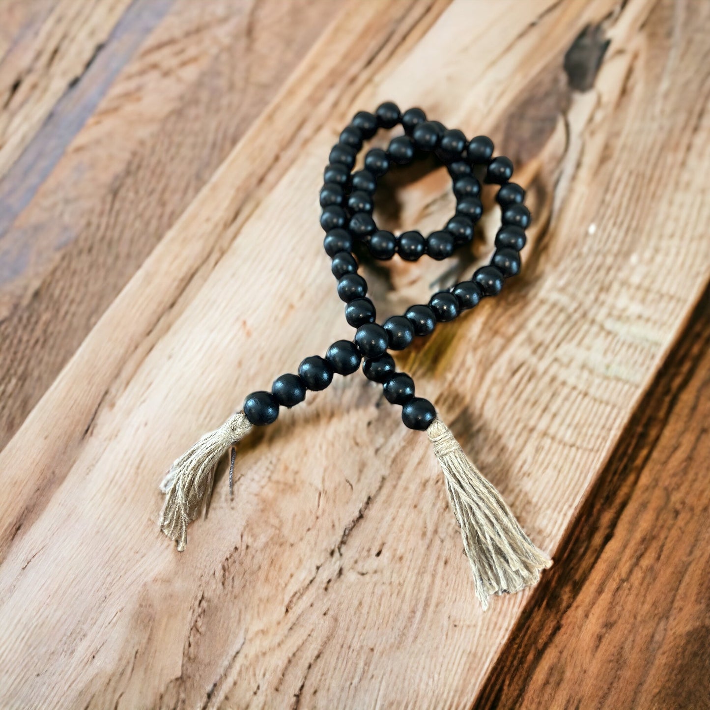 Black Decor Beads
