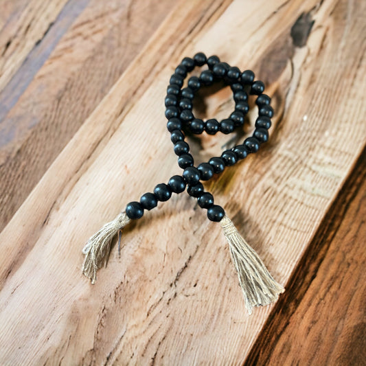 Black Decor Beads